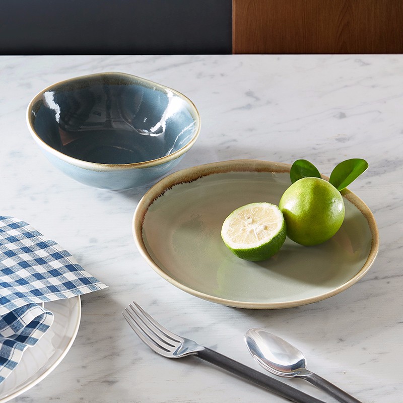 马卡龙陶瓷餐具日式韩式碗碟盘套装