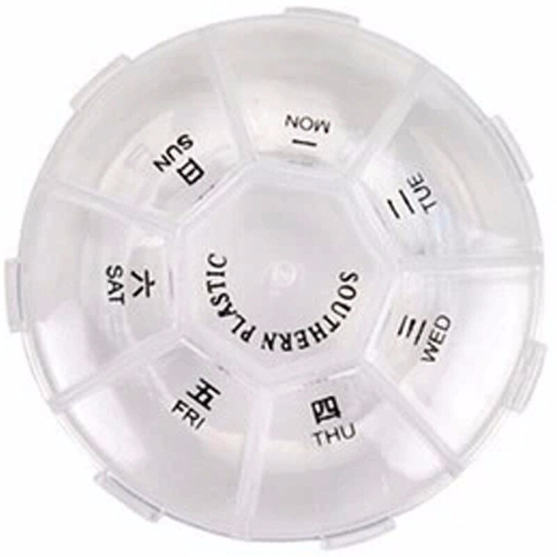 日式七天药片盒 7分格创意超迷你便携小物收纳盒 旅行出行储物盒 MY-J1